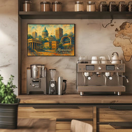 Monrovia Liberia Cityscape Photography Wanderlust Poster