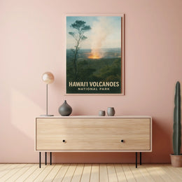 HawaiI Volcanoes National Park Poster