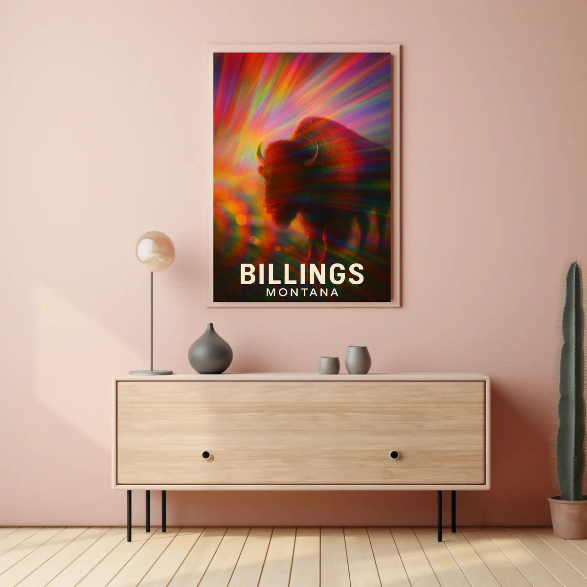 Billings Wilderness Wanderer Digital Painting Poster
