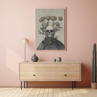 Life and Death Contrast Artistic Poster PosterGoat