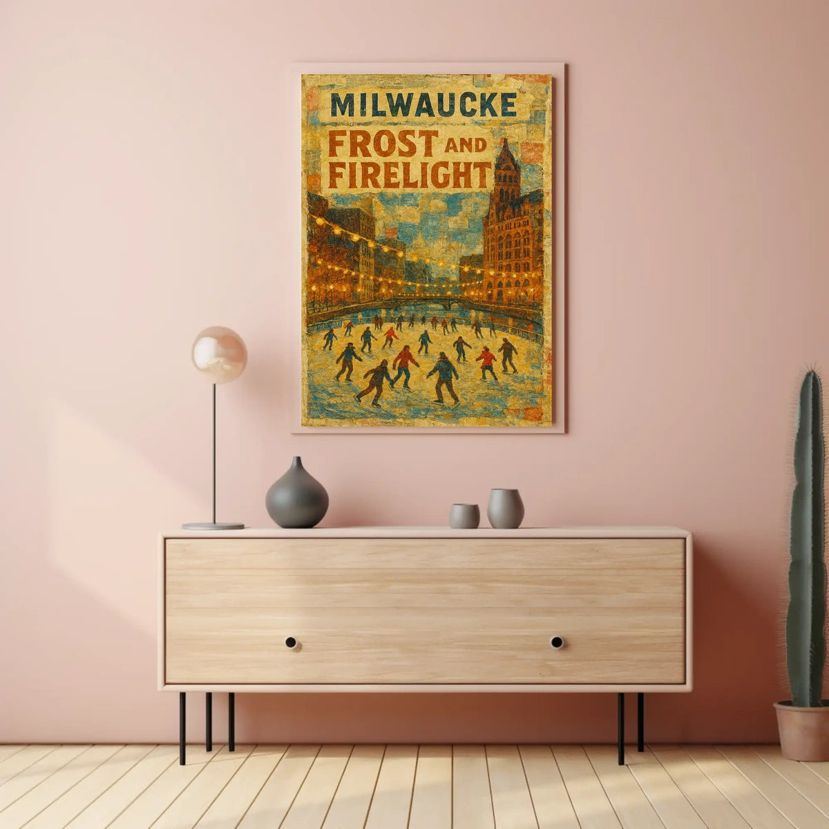 Milwaukee Frost And Firelight Poster