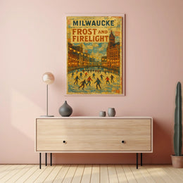 Milwaukee Frost And Firelight Poster