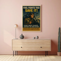 Fuel Conservation In Wartime Poster