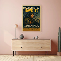 Fuel Conservation In Wartime Poster