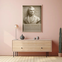 James Monroe Patriotic Historical Presidential Poster