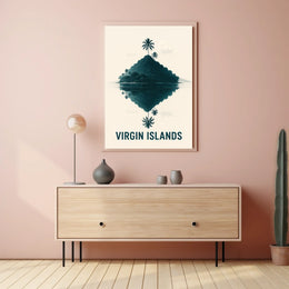 Tranquil Reflections Of The Virgin Poster