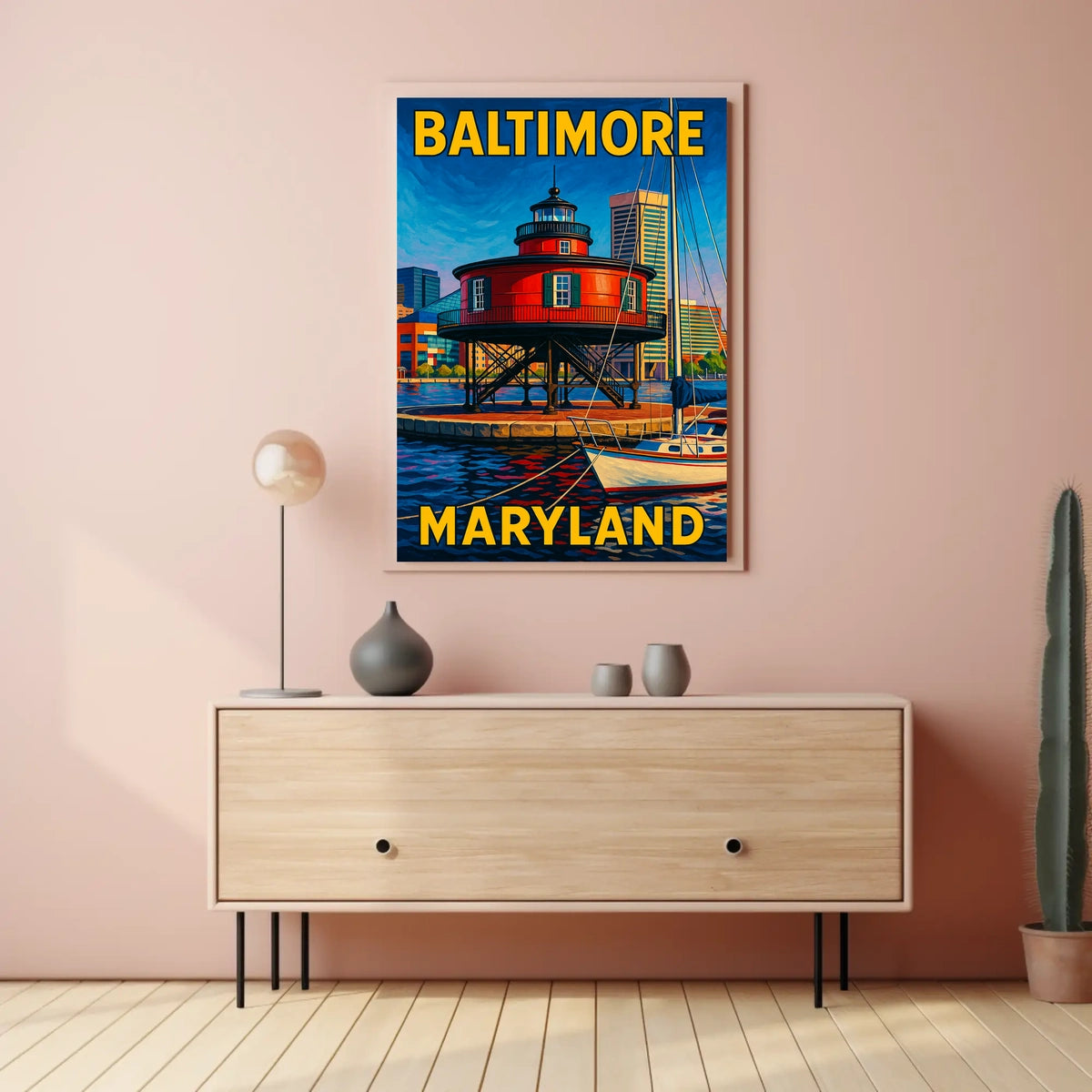 Baltimore Harbor Lighthouse Poster