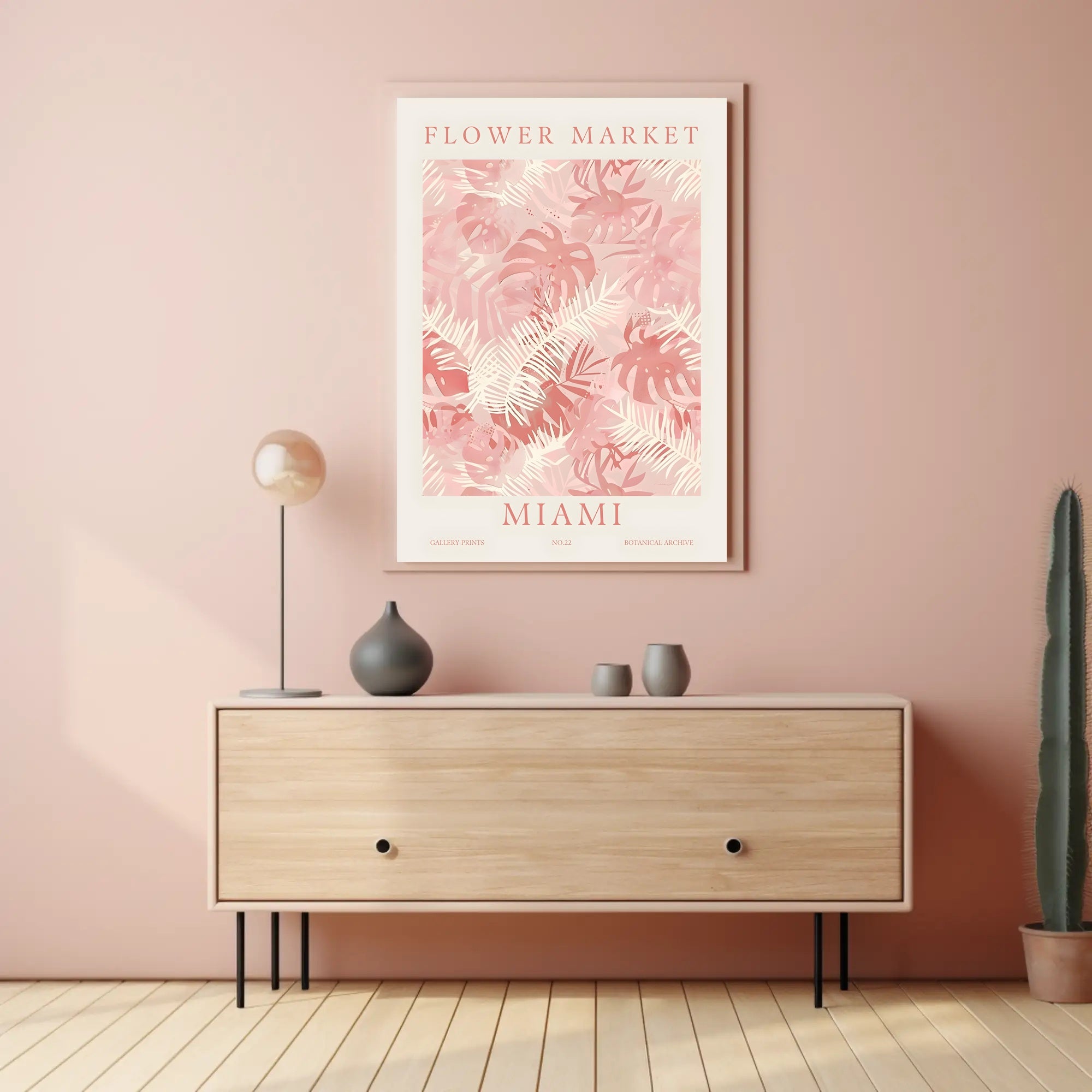 Flower Market Miami Poster