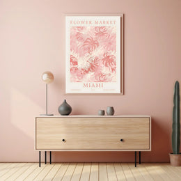 Flower Market Miami Poster