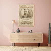 Rutherford B Hayes 19th President Sketch Poster Art Print PosterGoat