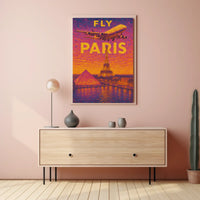 Fly To Paris Poster