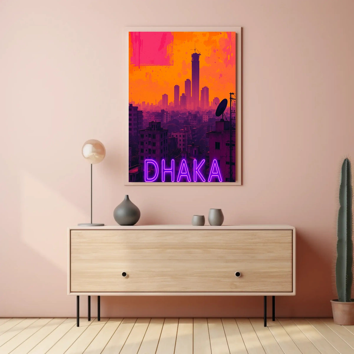 Dhaka Skyline Poster