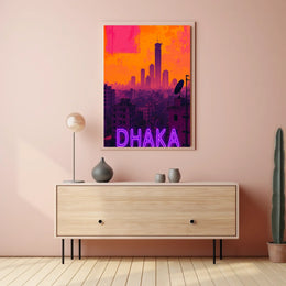 Dhaka Skyline Poster