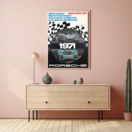 Porsche Racing Champions 1969-1971 Poster