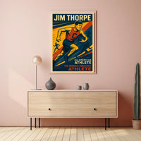 Jim Thorpe Legendary Athlete Poster
