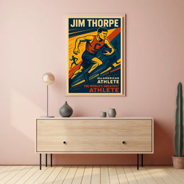 Jim Thorpe Legendary Athlete Poster