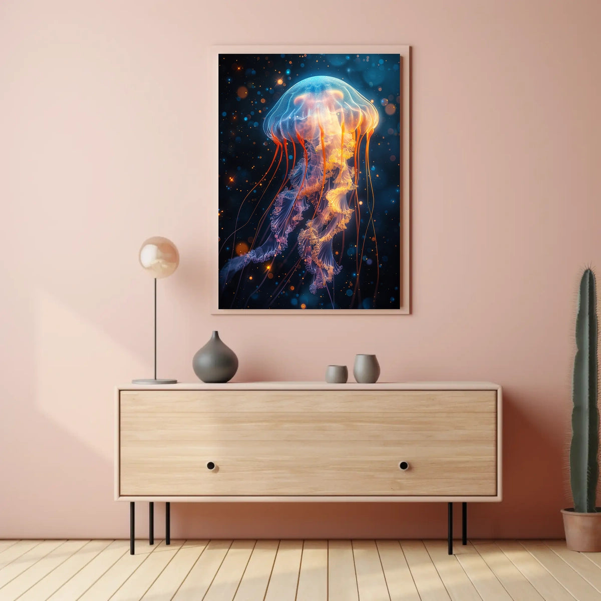 Ethereal Jellyfish Poster