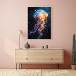 Ethereal Jellyfish Poster