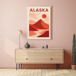 Alaska A Scenic Tribute Poster