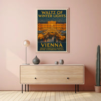 Waltz Of Winter Lights Poster