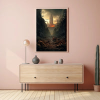Post-Apocalyptic Cityscape Poster
