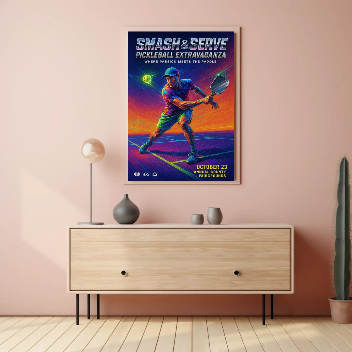 Pickleball Extravaganza Poster