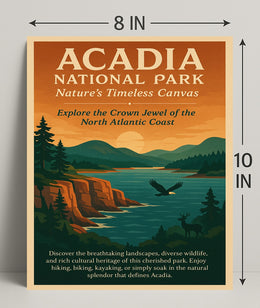 Acadia National Park Scenic Adventure National Park Poster