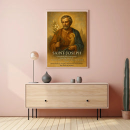 Saint Joseph Religious Art Classic Cultural Heritage Poster