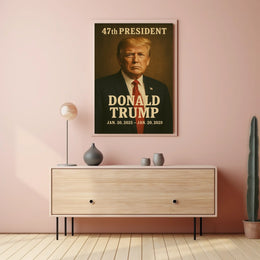 Donald Trump Visionary Leader Photography Realism Patriotic Collector Tribute Edition Poster