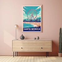 Santa Monica Beachside Bliss Poster