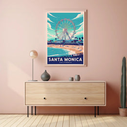 Santa Monica Beachside Bliss Poster
