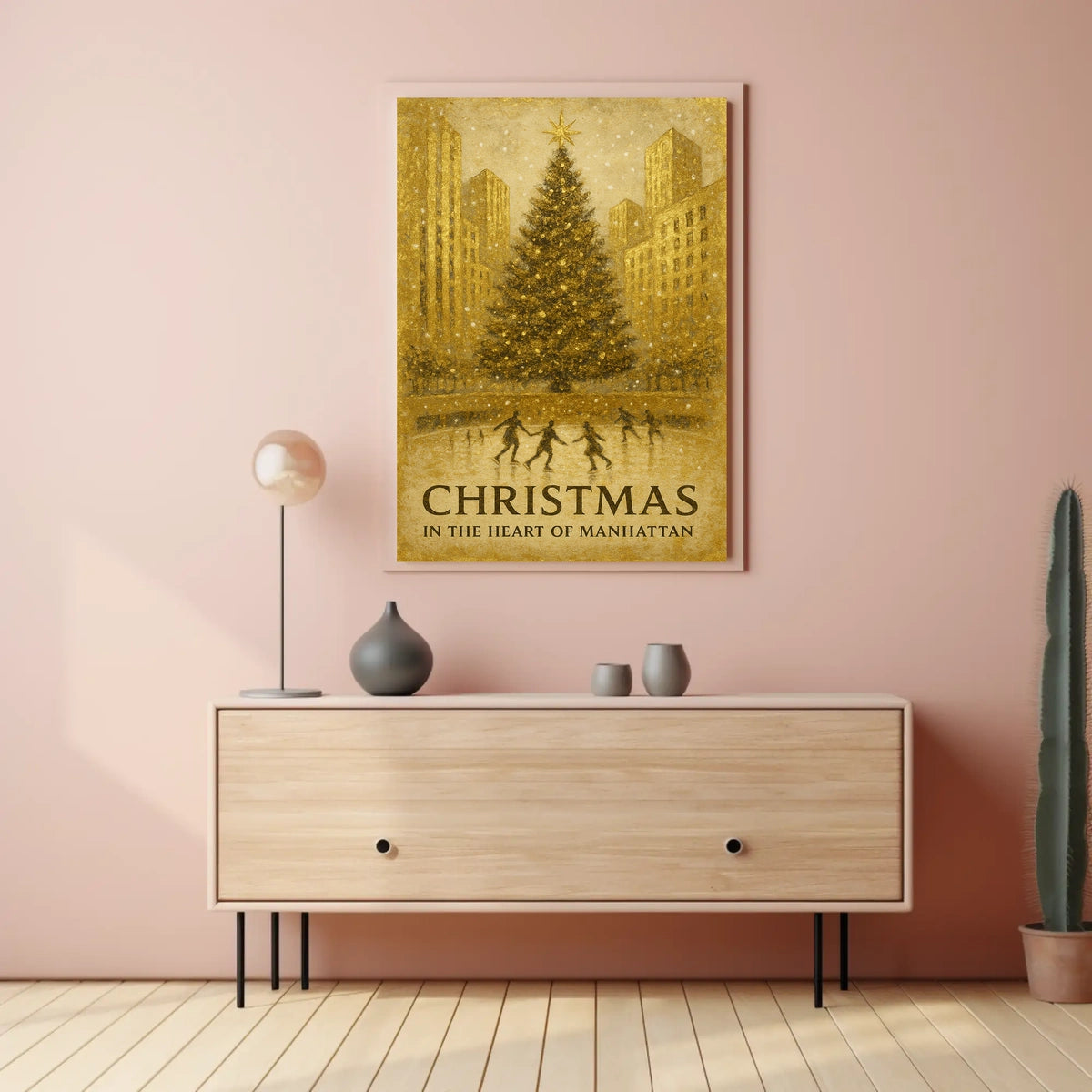 Christmas In Manhattan Poster