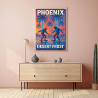 Phoenix Desert Frost Poster