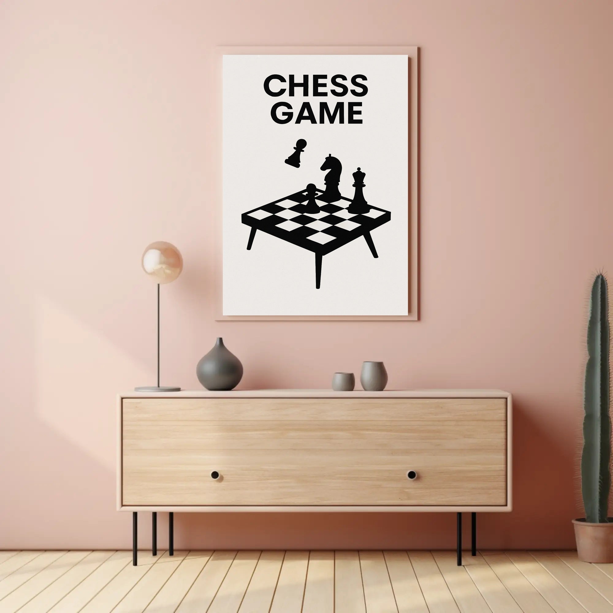 Chess Game Poster PosterGoat