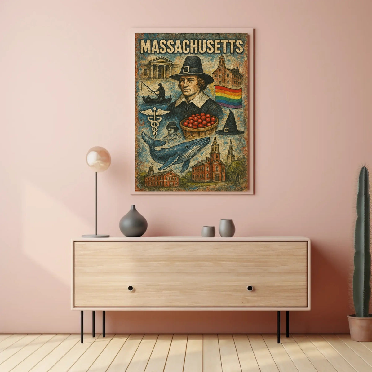 Massachusetts Heritage Poster