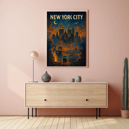 New York City Skyline Poster