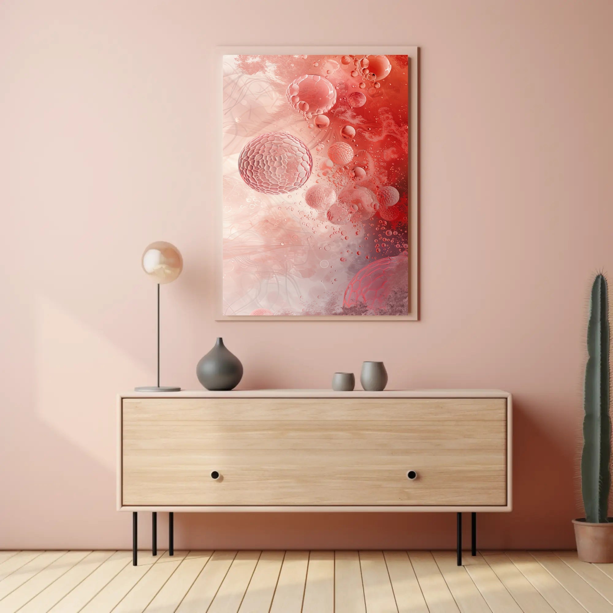 Abstract Cellular Art Poster