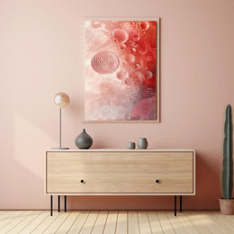 Abstract Cellular Art Poster