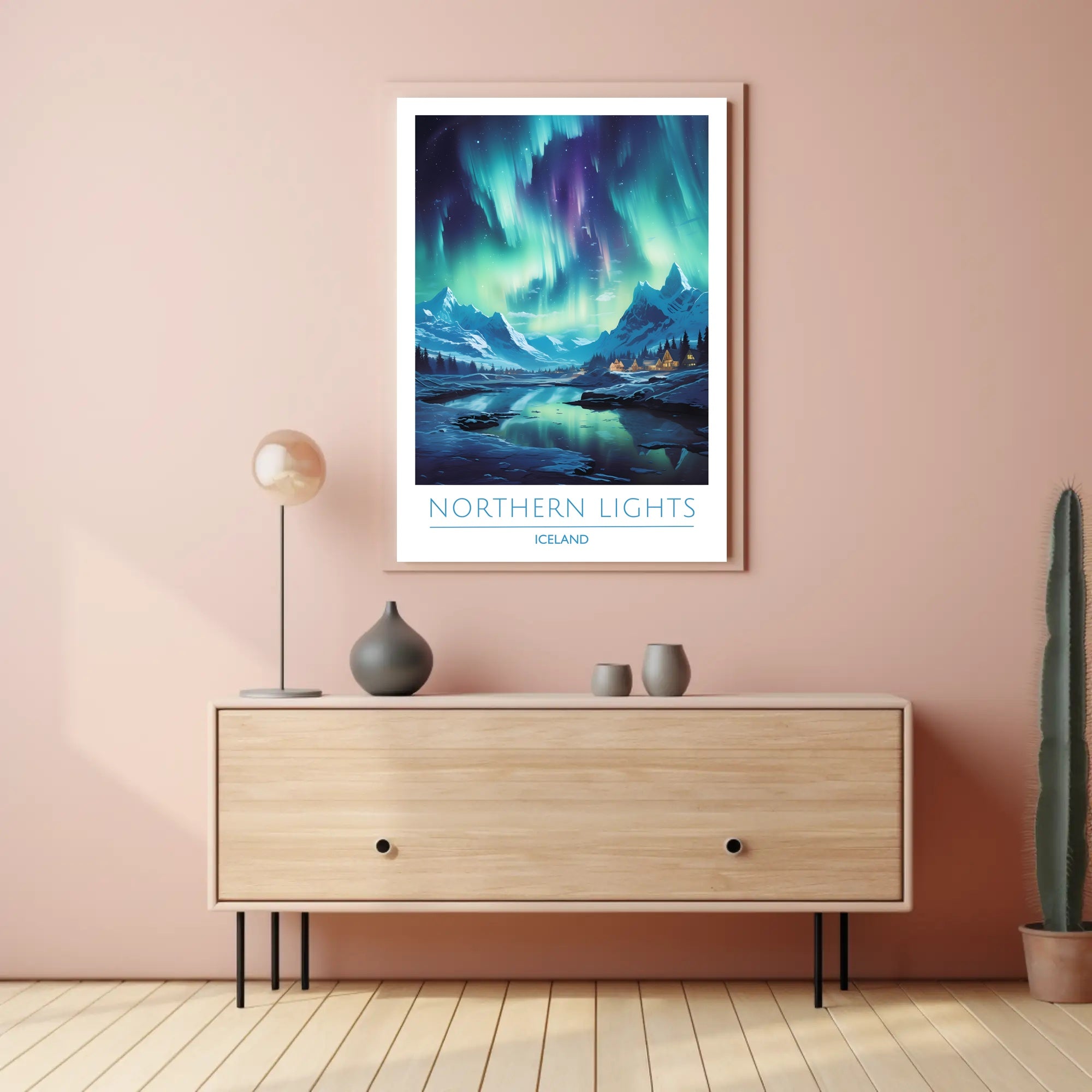 Northern Lights in Iceland Poster