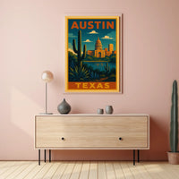 Austin, Texas Scenic Poster