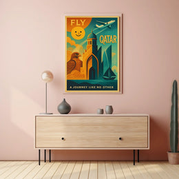 Fly Qatar A Journey Like No Other Poster