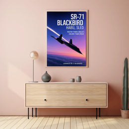 SR-71 Blackbird Poster PosterGoat