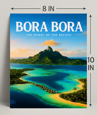 Bora Bora The Jewel of the Pacific Poster PosterGoat