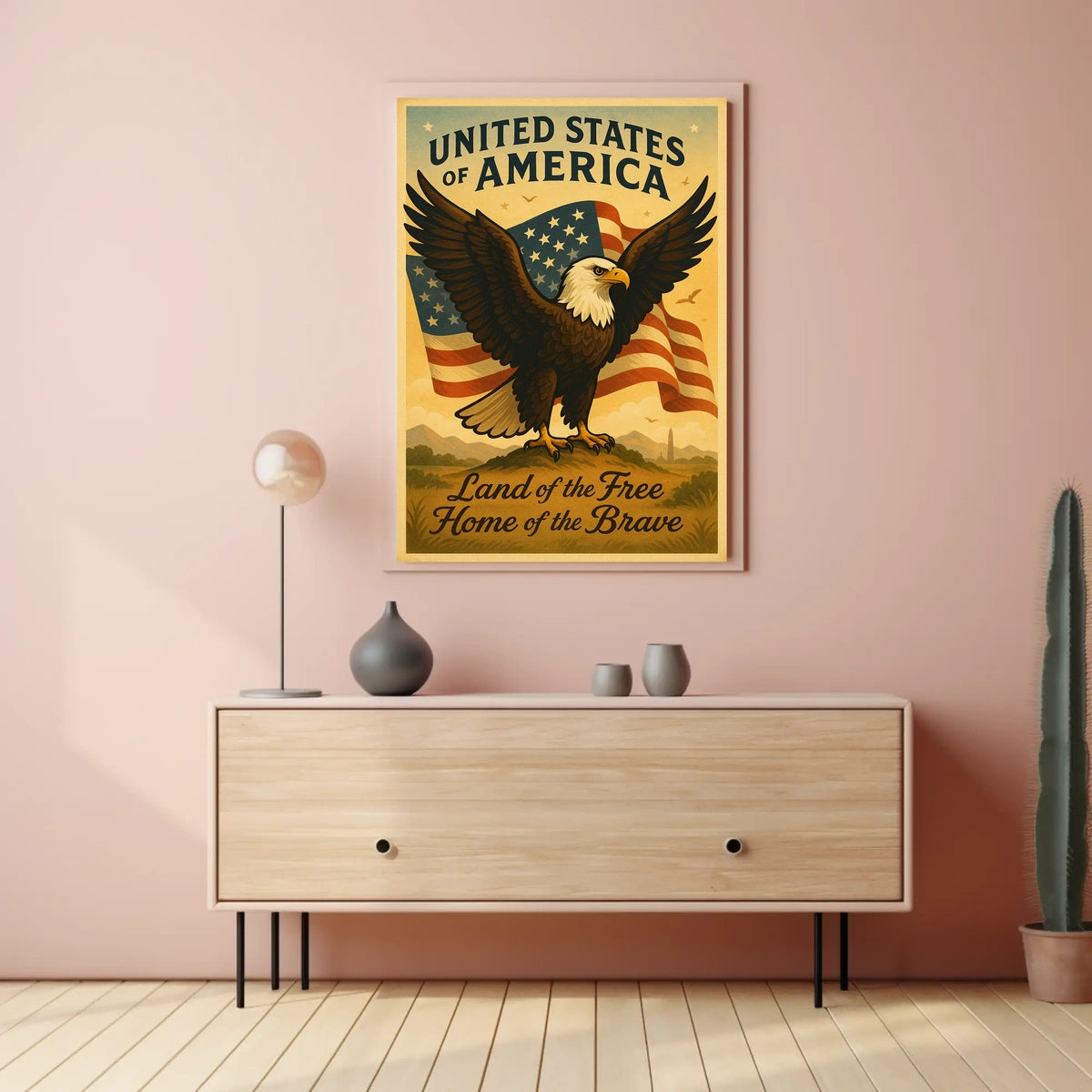 United States of America Patriotic Poster