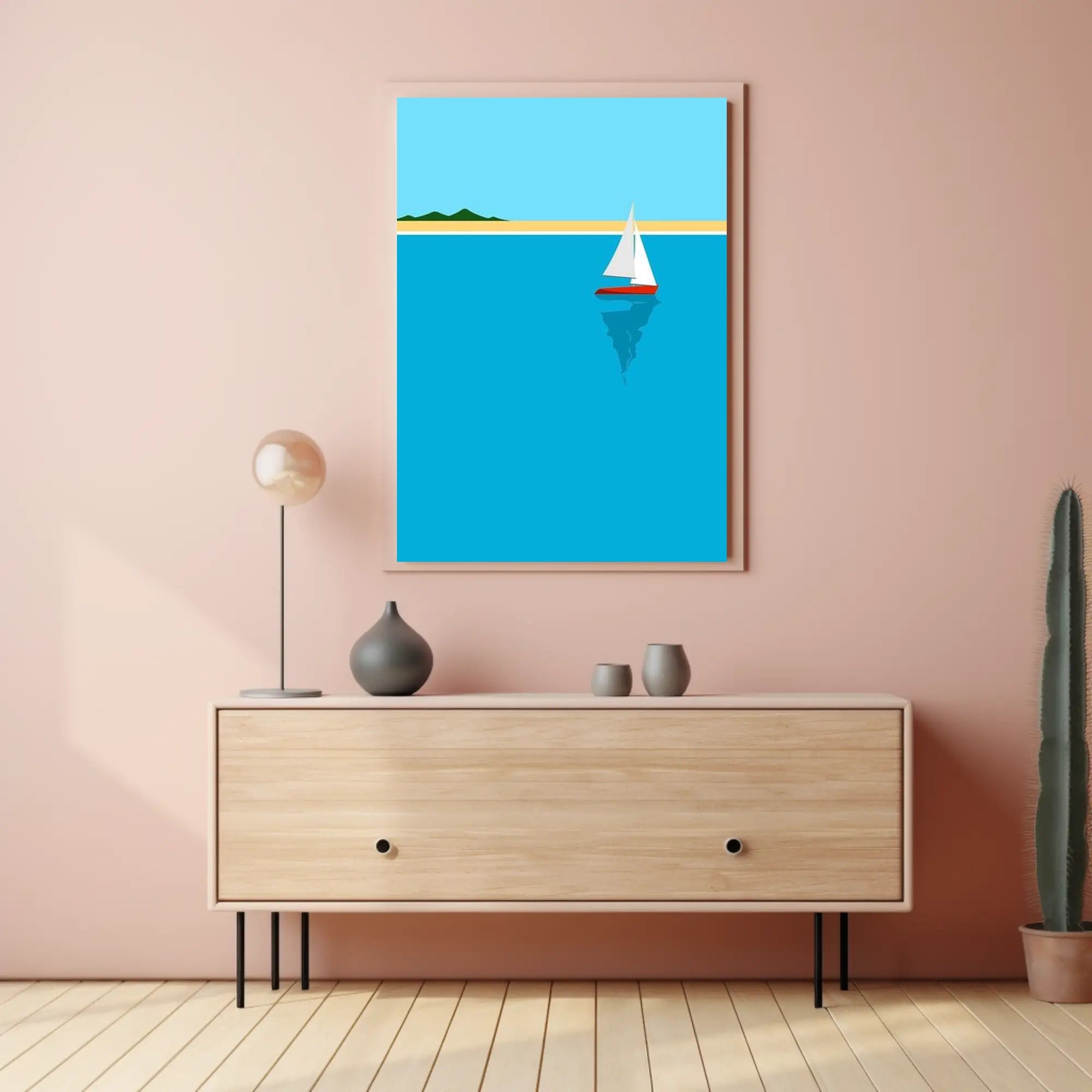 Tranquil Sail Poster PosterGoat