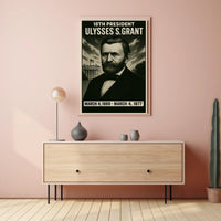 Ulysses S. Grant 18Th President Poster
