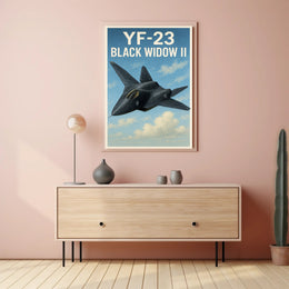 YF-23 Black Widow II Poster PosterGoat
