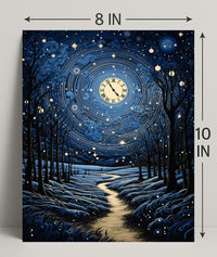 Celestial Nightscape Poster PosterGoat