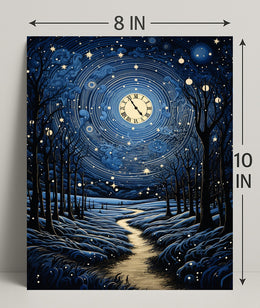 Celestial Nightscape Poster PosterGoat