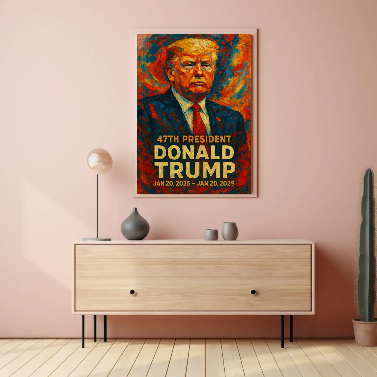 Donald Trump Vanguard of Leadership Poster